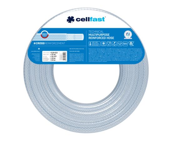 Gaisa šļūtenes Cellfast 20-237; 25 m; 6x2 mm Компрессоры