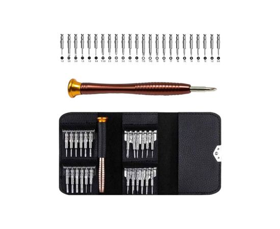 Skrūvgriežu komplekts Geko G30075; 25 gab. Skrūvgrieži