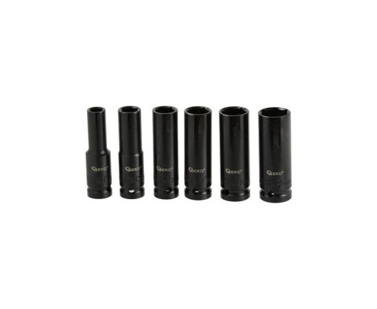 Uzgriežņa galviņu komplekts Geko G10500; 1/2''; 10-21 mm; 6 gab. Mehāniskie instrumenti