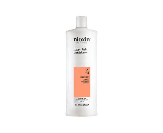 Nioxin System 4 Scalp & Hair Conditioner - Kondicionér pro barvené, pokročile řídnoucí vlasy 1000ml Matu kopšana