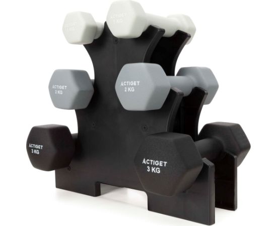 Springos Набор гантелей со стойкой Гантели и наборы