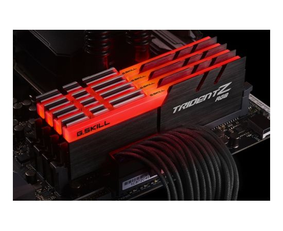 G.Skill Trident Z RGB, DDR4, 32 GB, 3200MHz, CL16 (F4-3200C16Q-32GTZR) RAM Operatīvā atmiņa