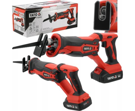 Piła szablasta Yato YATO PIŁA SZABLASTA 18V 1x2,0Ah Новинки Для дома и сада 