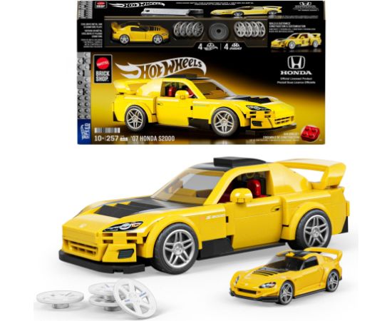 Mattel Brick Shop Klocki Hot Wheels Speed Series Honda S2000 (JFR88) Машины и аксессуары