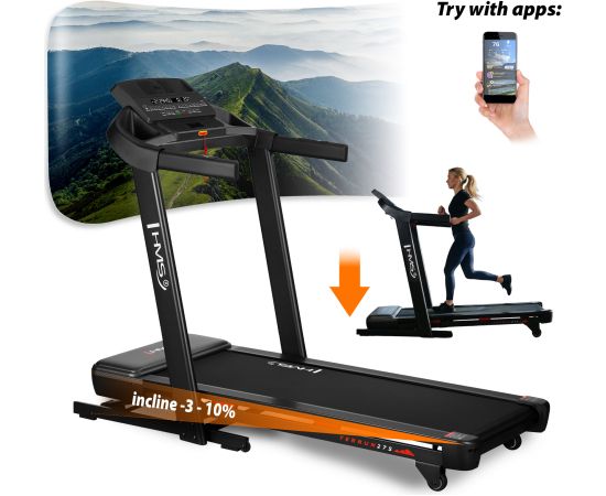 Skrejceliņš TERRUN275 HOME TREADMILL WITH INCLINE AND DECLINE ADJUSTMENT HMS Беговые дорожки