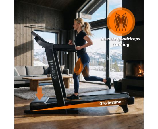 Skrejceliņš TERRUN275 HOME TREADMILL WITH INCLINE AND DECLINE ADJUSTMENT HMS Беговые дорожки