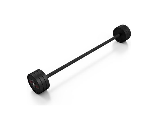 Gumijots svara stienis ar fiksētu svaru 1 gab. 30 kg - Marbo Sport Гантели и наборы