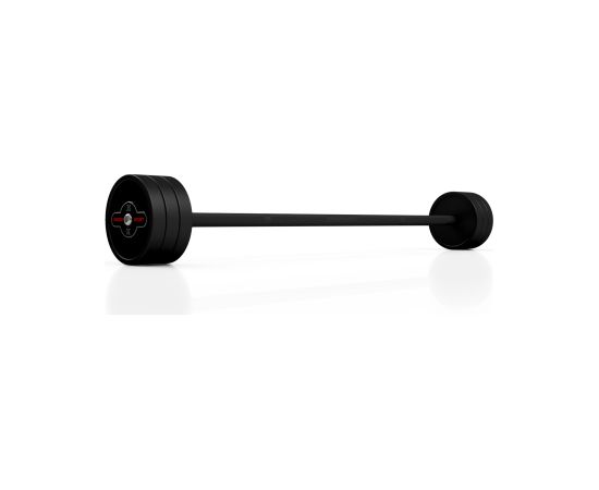 Gumijots svara stienis ar fiksētu svaru 1 gab. 30 kg - Marbo Sport Гантели и наборы