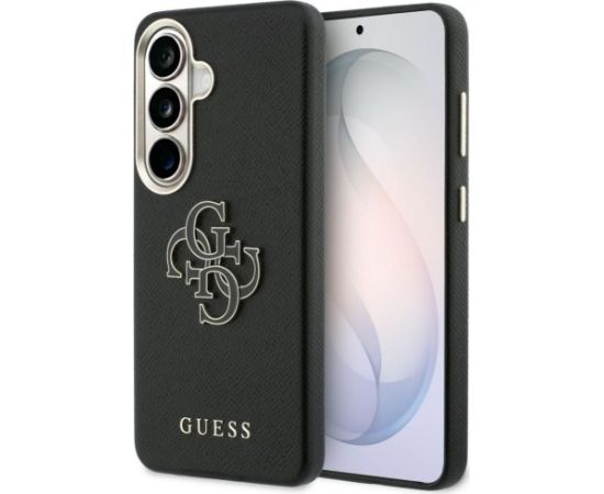 Guess   GUESS case for SAMSUNG S26 GUHCS26S5PS4RGGK (Grained Big 4G Metal Logo) black Ekrānu aizsardzība