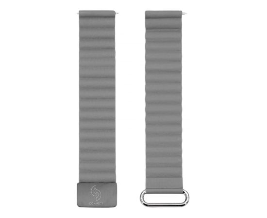 Connect   22mm Cortical back buckle magnetic suction Watch Straps (130mm M/L) Space Gray Smart-Watch aksesuāri