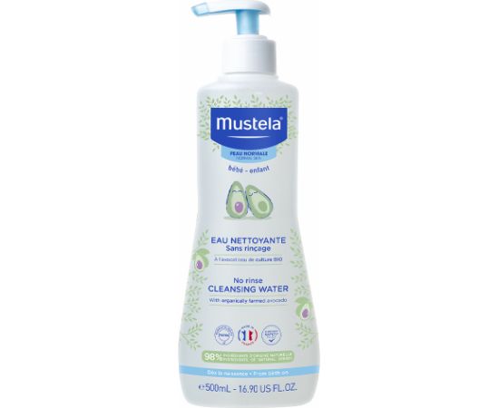 Mustela, No Rinse, Avocado, Cleansing, Essence Water, 500 ml Sejas kopšana