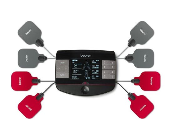 Beurer 4-in-1, heat function, black - Digital TENS/EMS device Jaunumi - Skaistums