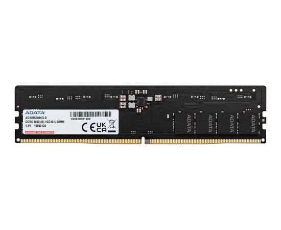 A-data ADATA DDR5, 32 GB, 5600MHz, CL46 (AD5U560032G-S) RAM Operatīvā atmiņa