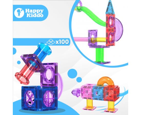 Smily Play Klocki magnetyczne 100el SmilyPlay SP85304 53044 Конструкторы