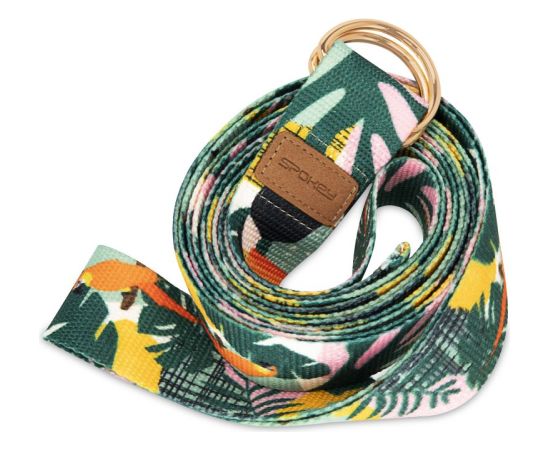 Spokey Home Jungle yoga strap 941959 (300x3,8cm) fitnesa cimdi, saites un jostas