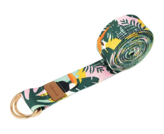 Spokey Home Jungle yoga strap 941959 (300x3,8cm) fitnesa cimdi, saites un jostas