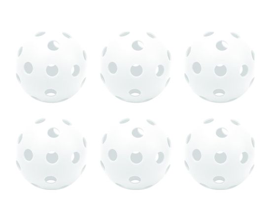 PIŁKA UNIHOC MECZOWA BIAŁA ENERO 6SZT Florbolam 