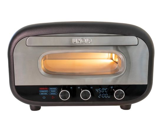 Unold Pizza Oven Alfredo stainless steel/black, 1,700 watts, for pizzas up to approx. O 30 cm Picas krāsns