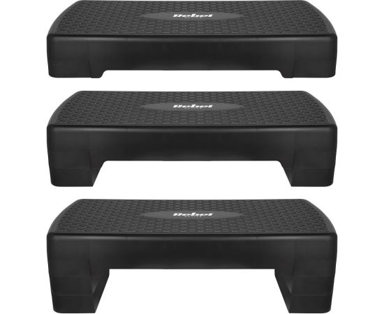 REBEL ACTIVE Fitness Step 3 Levels Black Степ
