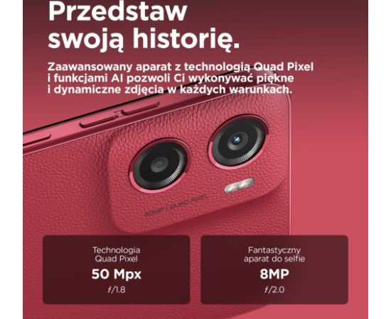 Motorola Moto G05 4/64GB Red Мобильные телефоны