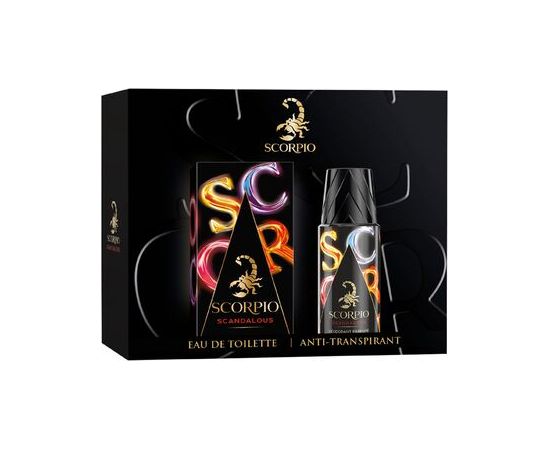 Scorpio Scandalous Dárková sada EDT 75 ml a deospray 150 ml 75ml Dāvanu komplekti