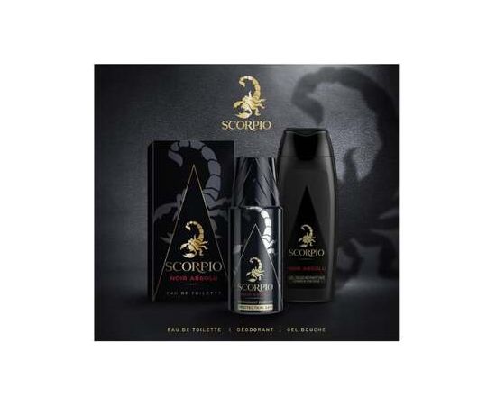 Scorpio Noir Absolu Dárková sada EDT 75 ml, sprchový gel 250 ml a deospray 150 ml 75ml Dāvanu komplekti
