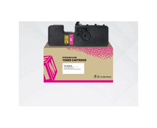 Compatible HYB Kyocera TK-5240M (1T02R7BNL0) Toner Cartridge, Magenta Lāzerprinteru izejmateriāli