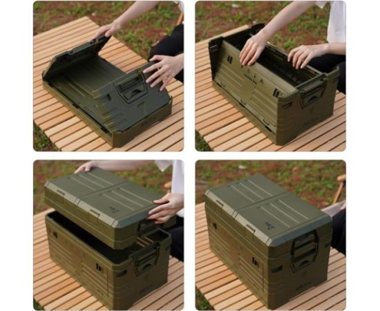 NCB4003 SALOKAMĀ KEMPINGA KASTĪTE AR VĀKU ZAĻA 50L NILS CAMP Туристический инвентарь