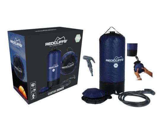TŪRISTU KEMPINGU SAULES DUŠA 11L AR REDCLIFFS SŪKNI Туристический инвентарь