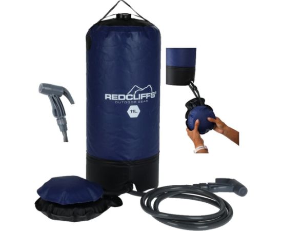 TŪRISTU KEMPINGU SAULES DUŠA 11L AR REDCLIFFS SŪKNI Туристический инвентарь
