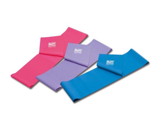 Pilates jostu komplekts BB 102NC fitnesa cimdi, saites un jostas