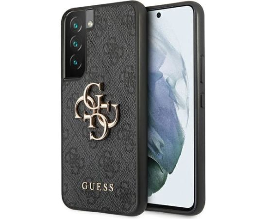 Guess   Guess GUHCS22S4GMGGR S901 S22 szary/grey hardcase 4G Big Metal Logo Neoriģinālie Maciņi