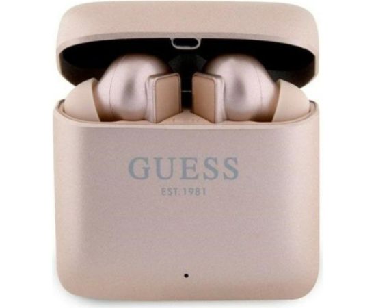 Guess   Printed Logo Bluetooth TWS Pink Austiņas