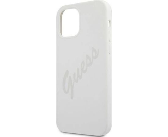 Guess Apple  iPhone 12 Mini 5.4'' Vintage Cover Cream Neoriģinālie Maciņi