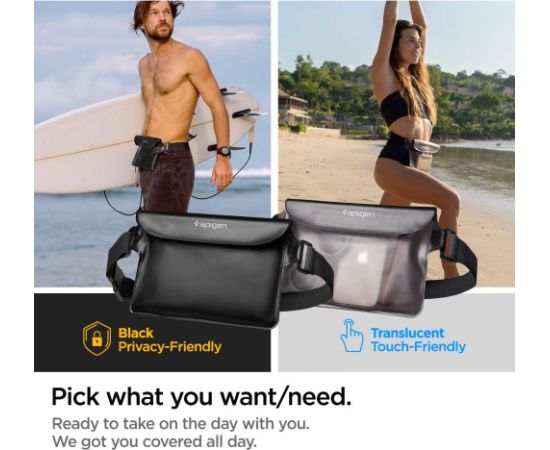 Spigen A620 Универсальная водонепроницаемая поясная сумка | черный Сумки