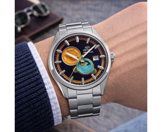 Orient Contemporary Stretto Sun & Moon Automatic RA-AK0316L30B Rokas pulksteņi 