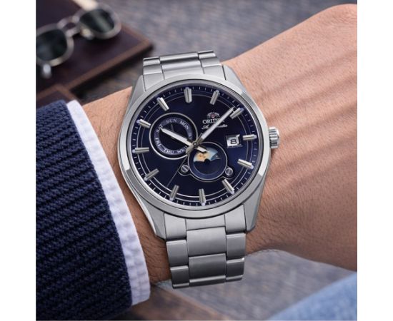 Orient Contemporary Stretto Sun & Moon Automatic RA-AK0315L30B Rokas pulksteņi 