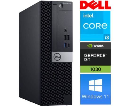 DELL 5060 SFF i3-8100 16GB 512SSD M.2 NVME GT1030 2GB WIN11Pro Kомпьютеры после ремонта