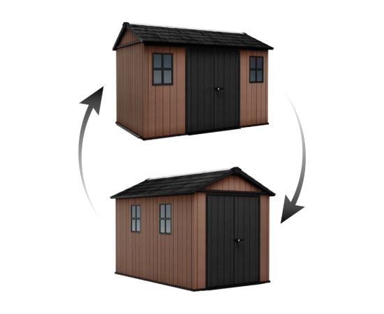 Keter Садовый сарай Newton Plus 11x7.5 коричневый Садовые сараи и хранилища