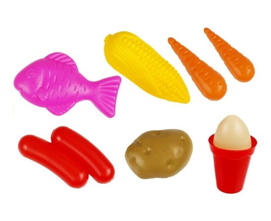 Leantoys Interactive Kitchen For Children Okp Refrigerator Water Tap Accessories 58 pcs. Jaunumi, Bērnu preces