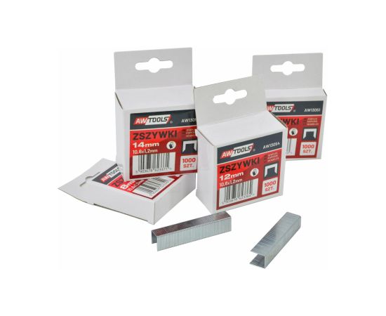 Skavas AWTools AW13055; 14x10,6 mm; 1000 gab. Skavotāji, naglotāji, kniedētāji