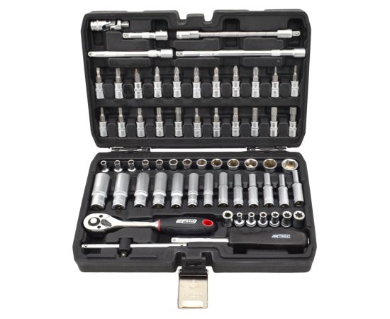 Skrūvgriežu uzgaļu komplekts AWTools AW39063BL; 1/4''; 63 gab. Аксессуары для дрелей