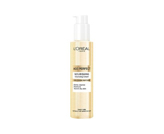 L'oreal Paris Nourishing Cleansing Cream - Čisticí krém s kolagenem 150ml Ķermeņa kosmētika