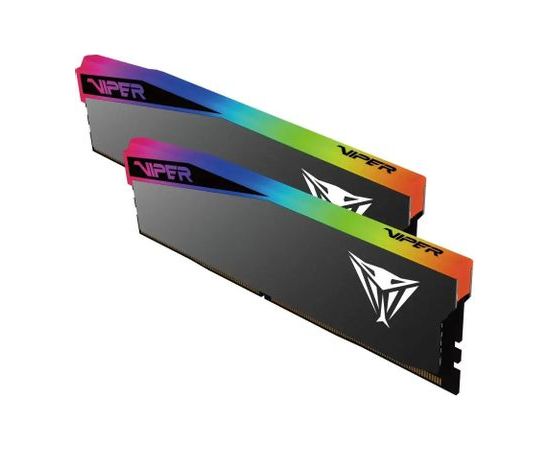 Patriot Viper Gaming RGB Elite 5 Ultra DDR5-6000 RAM, CL 28, AMD EXPO, Intel XMP 3.0 - 2x 24GB, schwarz RAM Operatīvā atmiņa