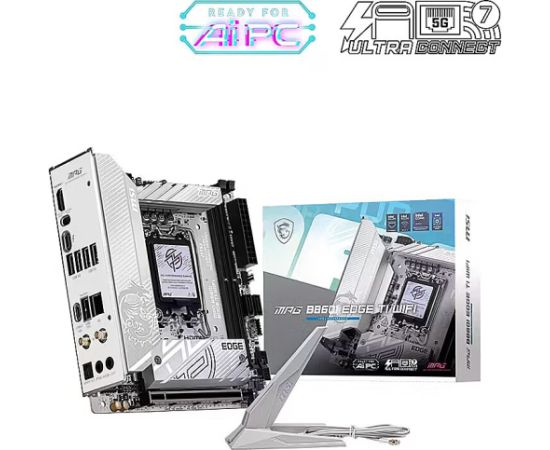 MB MSI MPG B860I EDGE TI WIFI (B860,S1851,mITX,DDR5) Новинки Компьютерная техника