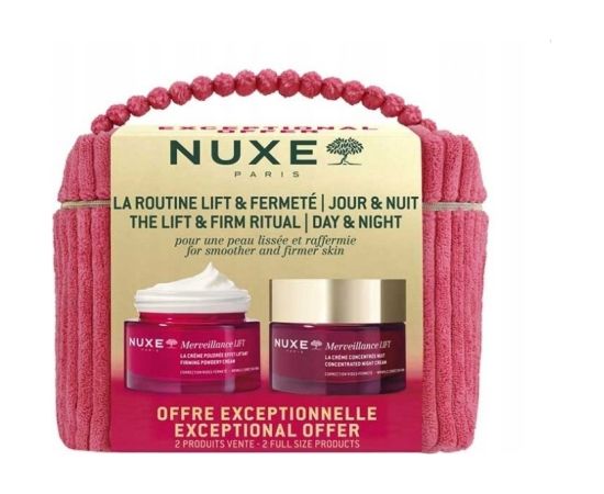 Nuxe Merveillance Lift Lifting cream set for normal and combination skin 50 ml + concentrated night cream 50 ml Dāvanu komplekti