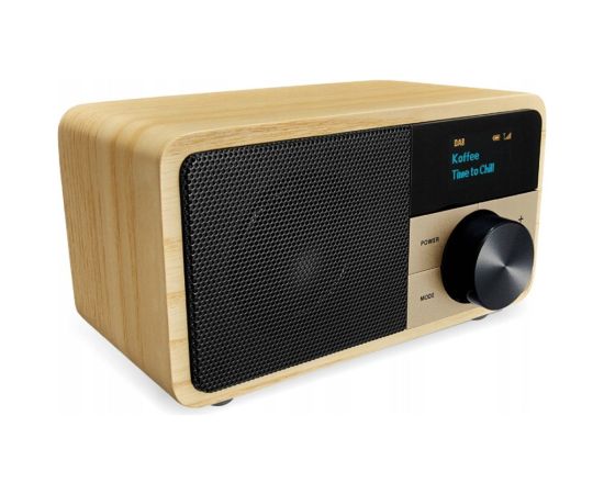 Interneta radio Sangean DDR-7 Natural Wood DAB+/FM-RDS/AUX-in/Bt Wooden Radio Радио,Радио будильники