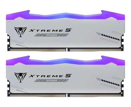 Patriot Viper Xtreme 5 RGB MPower, DDR5, 48 GB, 6000MHz, CL30 (PVXR548G60C30KM) RAM Operatīvā atmiņa