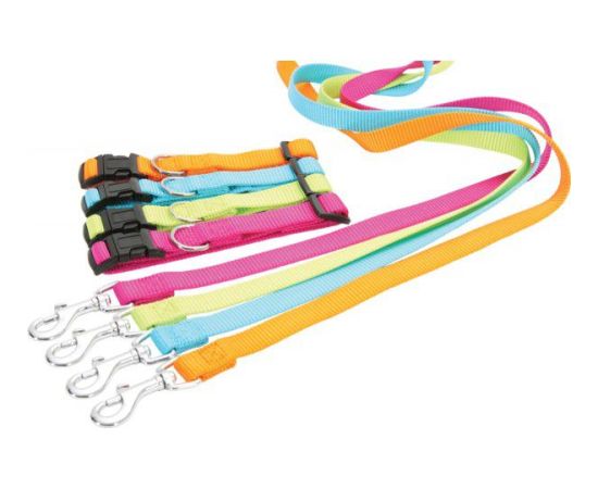 Zolux Obroża nylon regulowana 10 mm seledynowa Citas preces