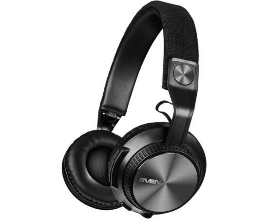 Wireless stereo headphones with microphone SVEN AP-B630MV, black; AP-B630MV Austiņas